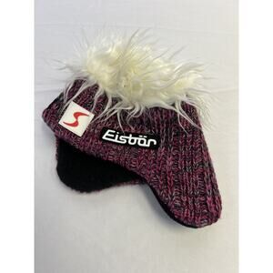 Eisbär Eisbar Austria ski hat winter beanie cap Wool Poly Size 53cm
